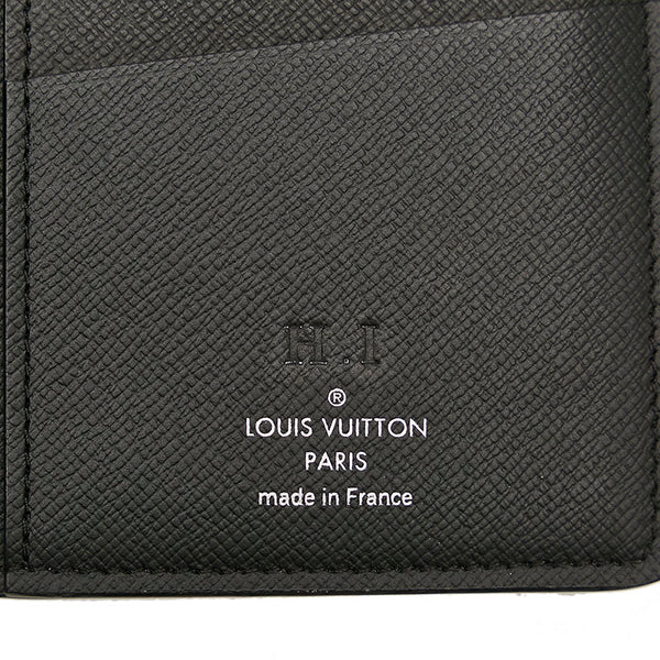 ルイ ヴィトン モノグラム エクリプス ポルトフォイユ ブラザ 長財布 M61697 グレー ブラック PVC メンズ LOUIS VUITTON 【中古】