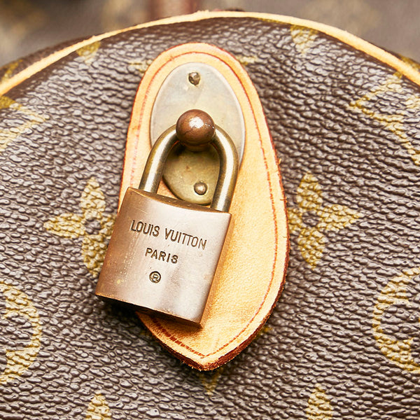 ルイ ヴィトン モノグラム キーポル55 ボストンバッグ M41426 ブラウン PVC レザー レディース LOUIS VUITTON 【中古】