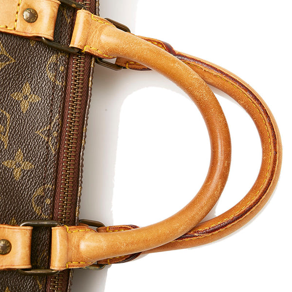 ルイ ヴィトン モノグラム キーポル55 ボストンバッグ M41426 ブラウン PVC レザー レディース LOUIS VUITTON 【中古】