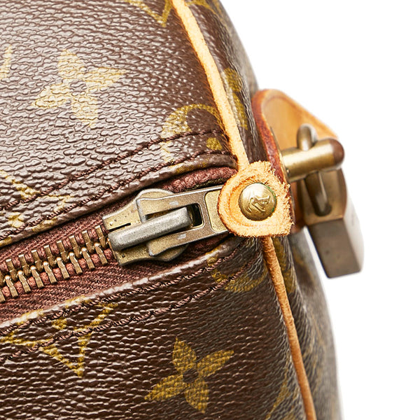ルイ ヴィトン モノグラム キーポル55 ボストンバッグ M41426 ブラウン PVC レザー レディース LOUIS VUITTON 【中古】