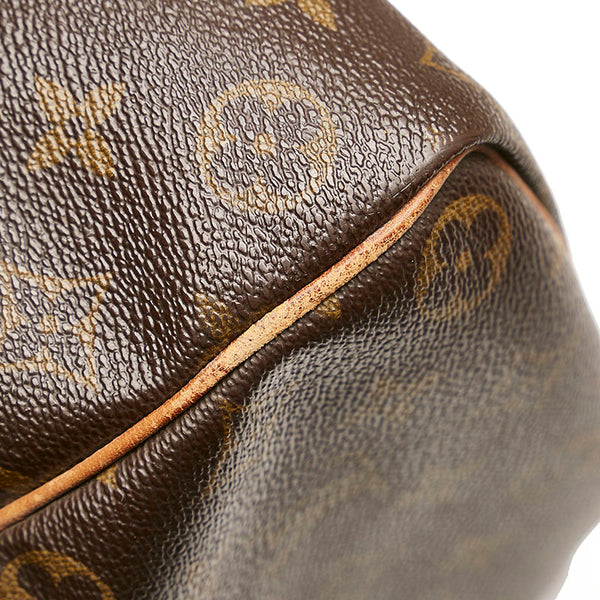 ルイ ヴィトン モノグラム スピーディ35 ハンドバッグ ミニボストン M41524 ブラウン PVC レザー レディース LOUIS VUITTON 【中古】