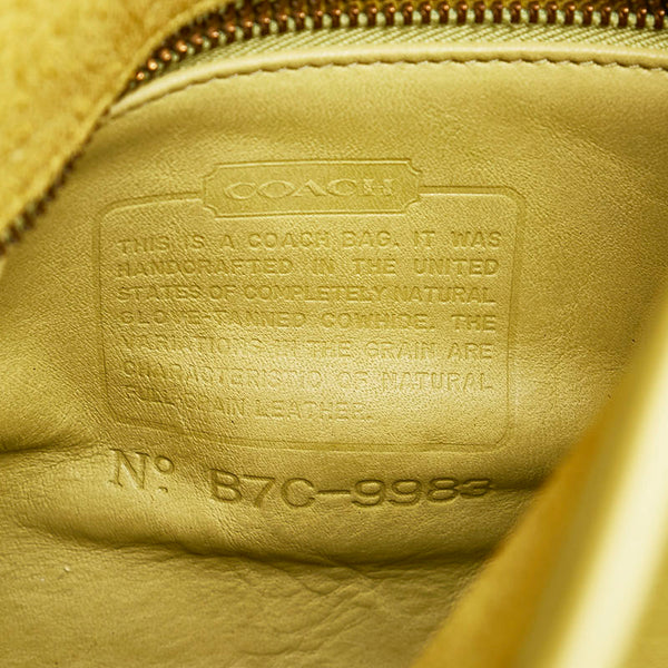 コーチ ハンドバッグ 9983 ライムグリーン レザー レディース COACH 【中古】