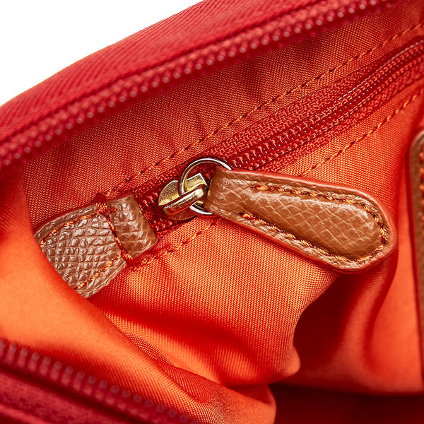 コーチ ソーヤー クロスボディ 斜め掛け ショルダーバッグ  レッド キャンバス レザー レディース COACH 【中古】