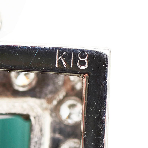 Pt900ベース/K18コンビ ダイヤ0.26ct グリーントルマリン5.07ct ピンクトルマリン1.36ct ペンダントトップ レディース 【中古】