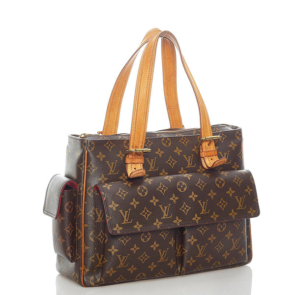 ルイ ヴィトン モノグラム ミュルティプリシテ ショルダーバッグ M51162  ブラウン PVC レザー レディース LOUIS VUITTON 【中古】