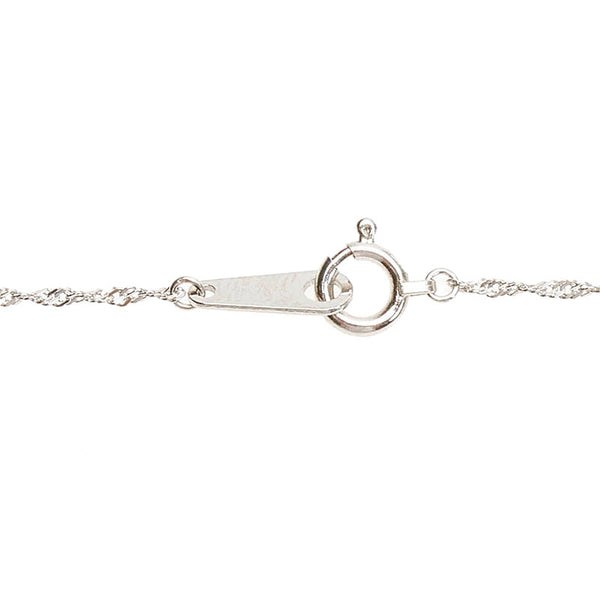 Pt900 プラチナ Pt850 プラチナ サファイア1.02ct ダイヤ0.50ct ネックレス レディース 【中古】