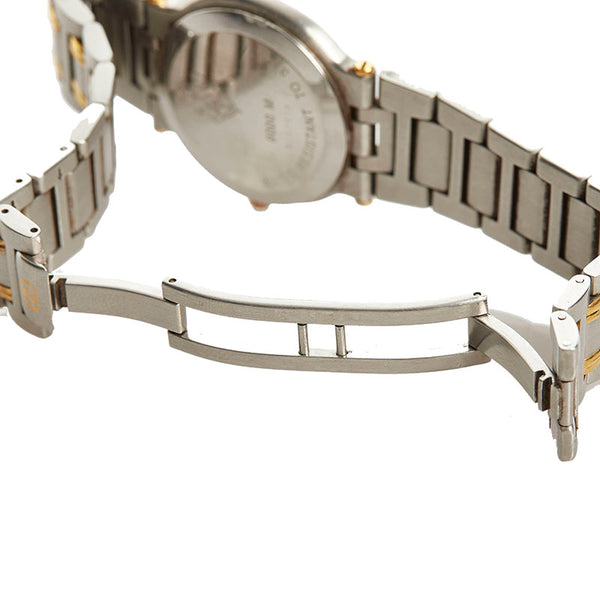 グッチ 11P 腕時計 9000M クオーツ ブラック文字盤 ステンレススチール レディース GUCCI 【中古】