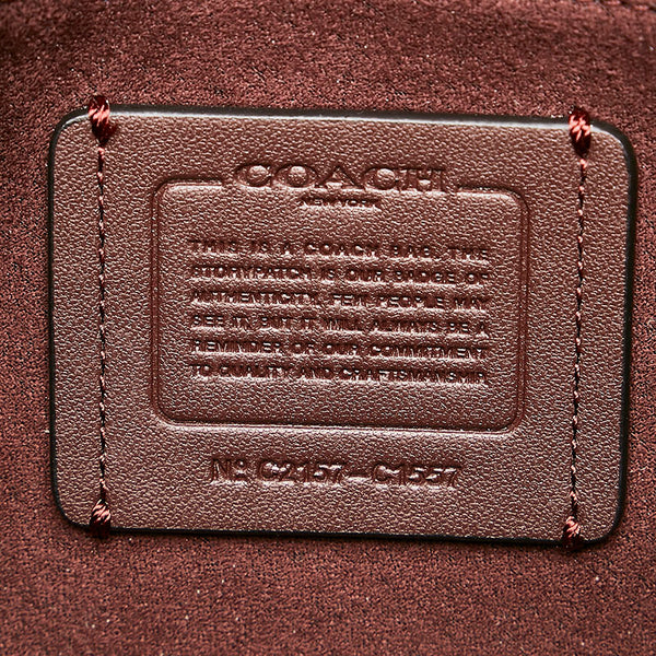 コーチ ハンドバッグ ショルダーバッグ 2WAY ブラック レザー レディース COACH 【中古】