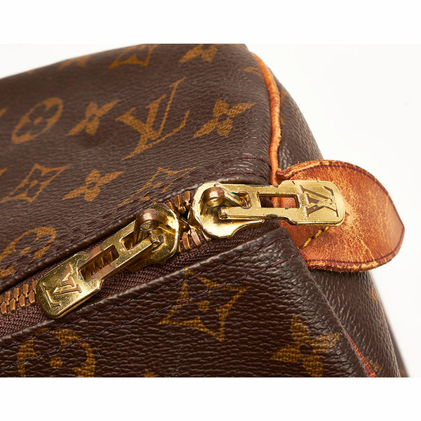 ルイ ヴィトン モノグラム キーポル45 ハンドバッグ ボストンバッグ M41428 ブラウン PVC レザー レディース LOUIS VUITTON 【中古】