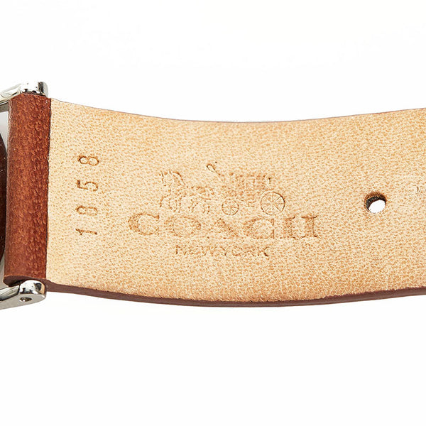 コーチ 腕時計 CA.120.7.14.1596 クオーツ シルバー文字盤 ステンレススチール メンズ COACH 【中古】