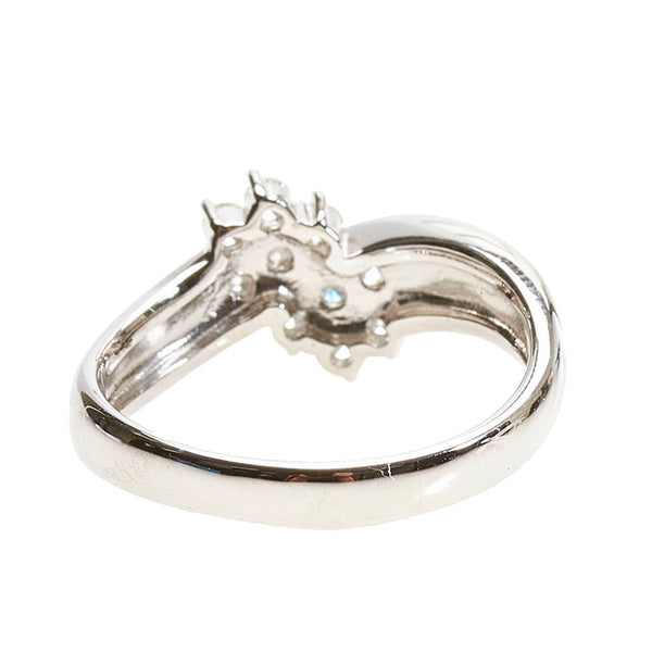 Pt900 プラチナ ダイヤ0.504ct リング 指輪 レディース 18号 【中古】