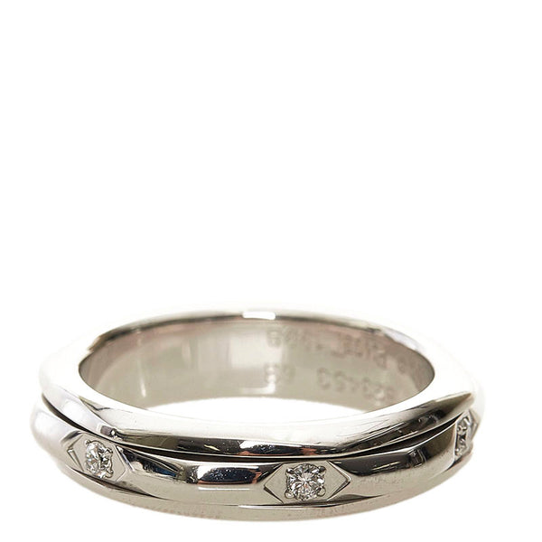 ピアジェ ポセション 6P ダイヤ リング 指輪 K18WG ホワイトゴールド メンズ PIAGET 【中古】