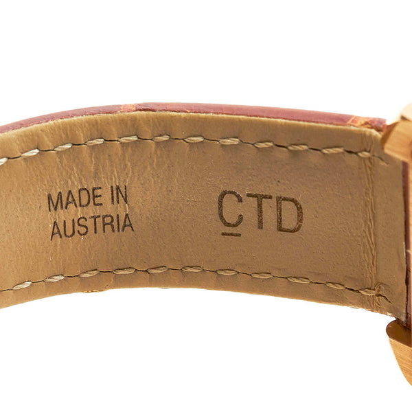 カルティエ タンクアングレーズ SM 腕時計 W5310027 クオーツ シルバー文字盤 K18PG ピンクゴールド レディース CARTIER 【中古】