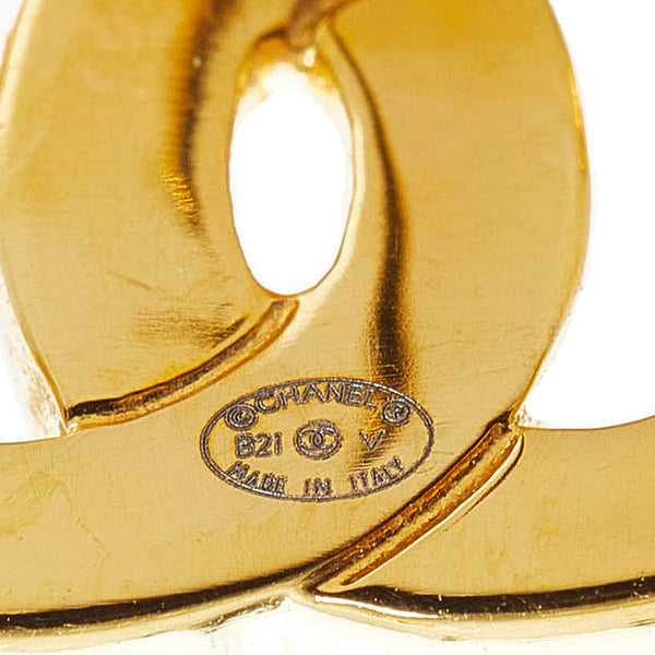 シャネル ココマーク ピアス ゴールド メッキ レディース CHANEL 【中古】