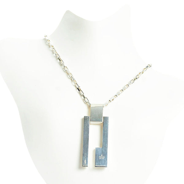 グッチ Gロゴ ネックレス SV925 シルバー メンズ GUCCI 【中古】