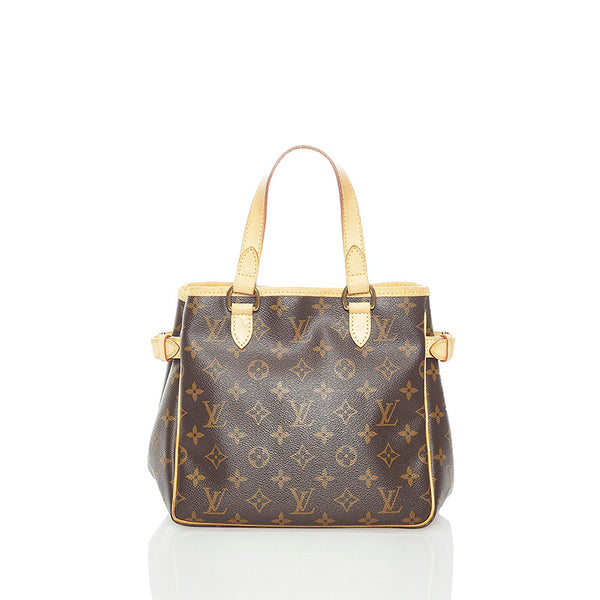 ルイ ヴィトン モノグラム バティニョール ハンドバッグ M51156 ブラウン PVC レザー レディース LOUIS VUITTON 【中古】