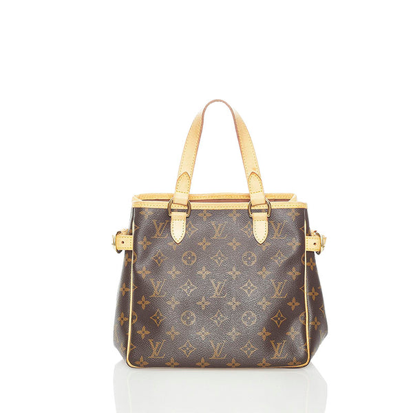 ルイ ヴィトン モノグラム バティニョール ハンドバッグ M51156 ブラウン PVC レザー レディース LOUIS VUITTON 【中古】