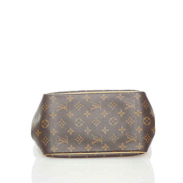 ルイ ヴィトン モノグラム バティニョール ハンドバッグ M51156 ブラウン PVC レザー レディース LOUIS VUITTON 【中古】