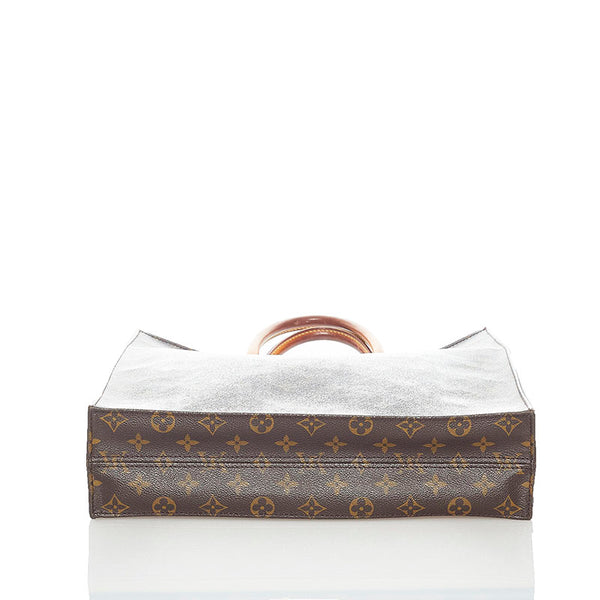 ルイ ヴィトン モノグラム サックプラ ハンドバッグ M51140 ブラウン PVC レザー レディース LOUIS VUITTON 【中古】