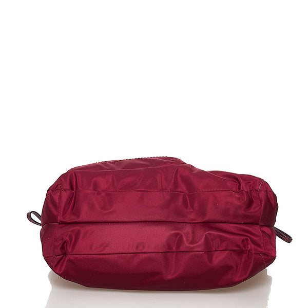 トゥミ 斜め掛け ショルダーバッグ ワインレッド ナイロン レザー メンズ TUMI 【中古】