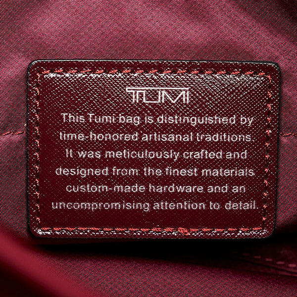 トゥミ 斜め掛け ショルダーバッグ ワインレッド ナイロン レザー メンズ TUMI 【中古】