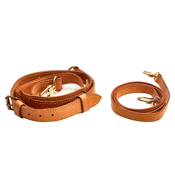 ルイ ヴィトン 2本セット ショルダーストラップ ヌメ革 レディース LOUIS VUITTON 【中古】