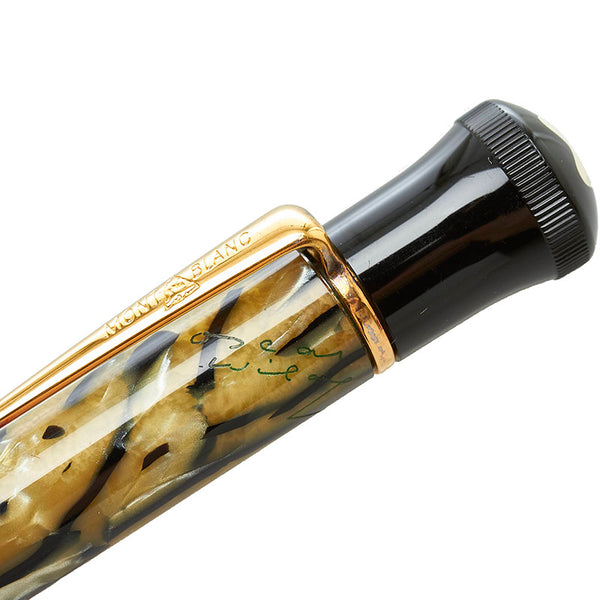 モンブラン オスカー ワイルド 作家シリーズ 3本セット 万年筆 ブラック 樹脂系 メンズ MONTBLANC 【中古】