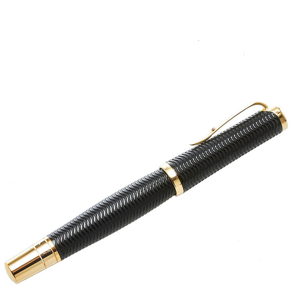 モンブラン ヴァージニア ウルフ 作家シリーズ 3本セット 万年筆 ブラック 樹脂系 メンズ MONTBLANC 【中古】