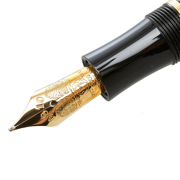 モンブラン ヴァージニア ウルフ 作家シリーズ 3本セット 万年筆 ブラック 樹脂系 メンズ MONTBLANC 【中古】