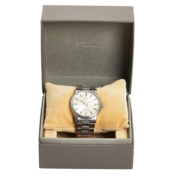 セイコー グランドセイコー 腕時計 SBGF013 8J56-7000 クオーツ シルバー文字盤 ステンレススチール メンズ SEIKO 【中古】