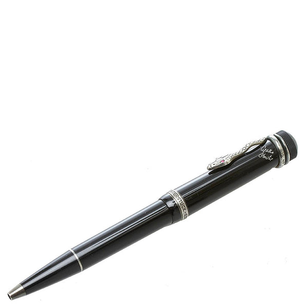 モンブラン アガサ クリスティ 作家シリーズ ボールペン ブラック  MONTBLANC 【中古】