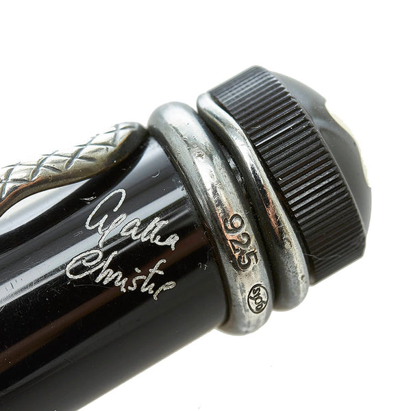 モンブラン アガサ クリスティ 作家シリーズ ボールペン ブラック  MONTBLANC 【中古】