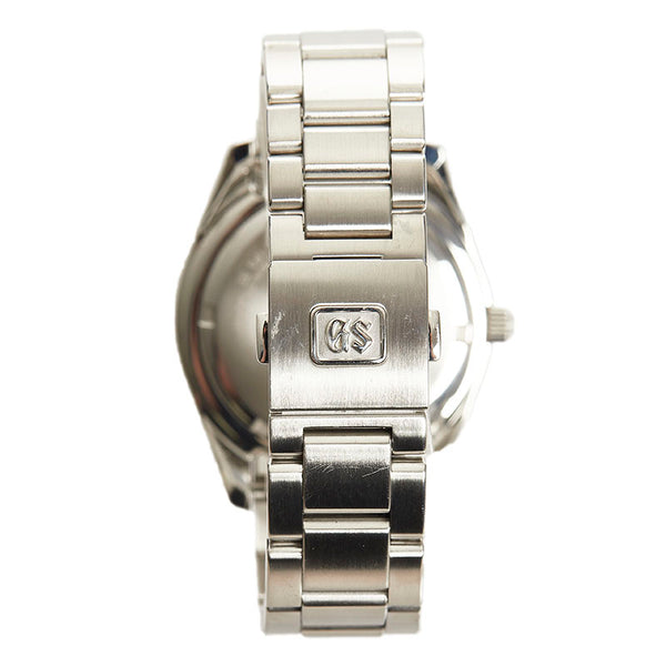 セイコー 9F クオーツ GMT グランドセイコー 腕時計 SBGN013 9F86-0AF0 クオーツ ブラック文字盤 ステンレススチール メンズ SEIKO 【中古】
