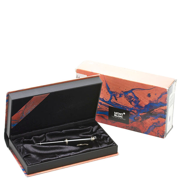 モンブラン アガサ クリスティー 作家シリーズ ボールペン ブラック メンズ MONTBLANC 【中古】