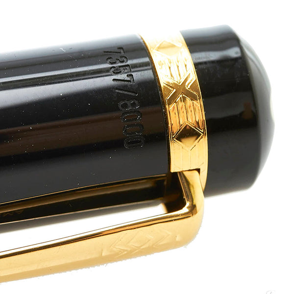 モンブラン ルイ14世 パトロンシリーズ 万年筆 ゴールド SV925 シルバー 樹脂系 メンズ MONTBLANC 【中古】