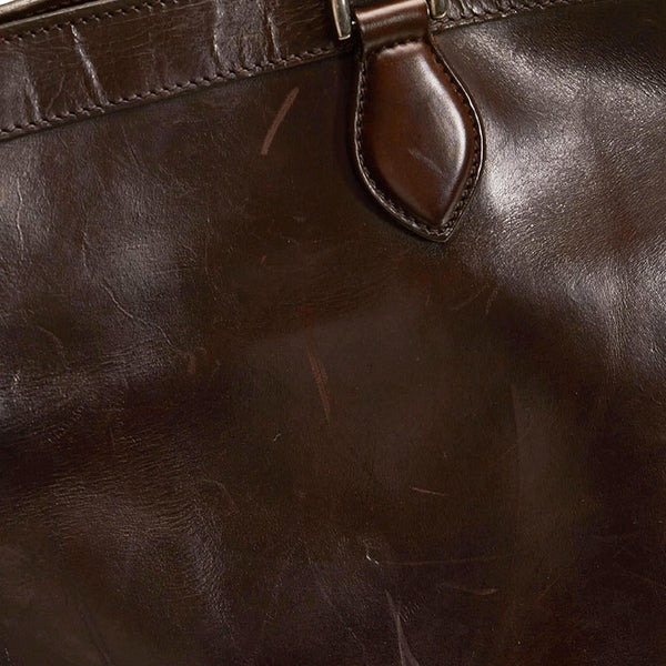 ベルルッティ エトゥオ カリグラフィ ビジネスバッグ ショルダーバッグ 2WAY ダークブラウン レザー メンズ Berluti 【中古】