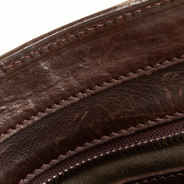 ベルルッティ エトゥオ カリグラフィ ビジネスバッグ ショルダーバッグ 2WAY ダークブラウン レザー メンズ Berluti 【中古】