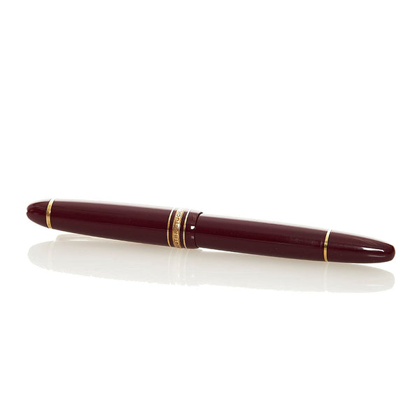 モンブラン マイスターシュテュック 万年筆 4810 ボルドー プラスチック メッキ K14 レディース MONTBLANC 【中古】