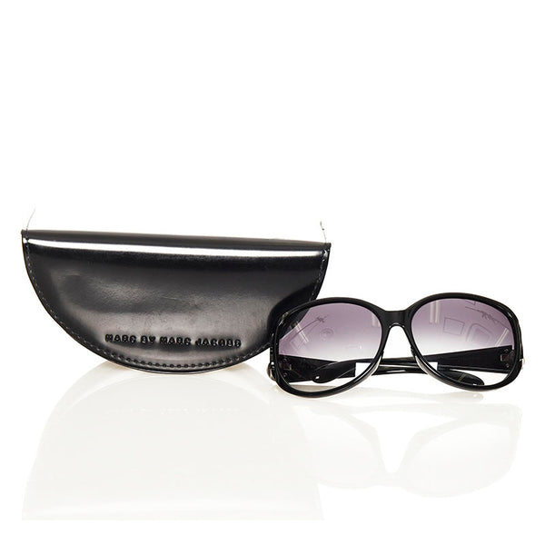 マークバイマークジェイコブス サングラス MMJ 208/K/S ブラック プラスチック レディース MARC BY MARC JACOBS 【中古】