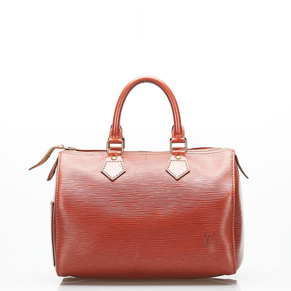 ルイ ヴィトン エピ スピーディ25 ハンドバッグ ミニボストンバッグ M43013 ケニア ブラウン レザー レディース LOUIS VUITTON 【中古】