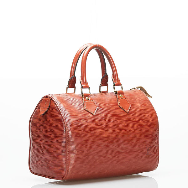 ルイ ヴィトン エピ スピーディ25 ハンドバッグ ミニボストンバッグ M43013 ケニア ブラウン レザー レディース LOUIS VUITTON 【中古】