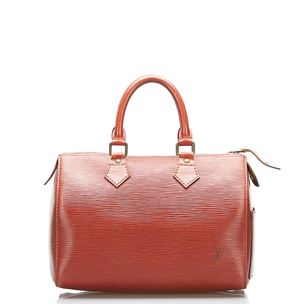 ルイ ヴィトン エピ スピーディ25 ハンドバッグ ミニボストンバッグ M43013 ケニア ブラウン レザー レディース LOUIS VUITTON 【中古】