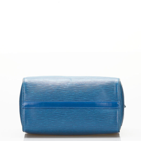 ルイ ヴィトン エピ スピーディ25 ハンドバッグ ミニボストンバッグ M43015 トレドブルー レザー レディース LOUIS VUITTON 【中古】