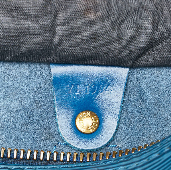 ルイ ヴィトン エピ スピーディ25 ハンドバッグ ミニボストンバッグ M43015 トレドブルー レザー レディース LOUIS VUITTON 【中古】