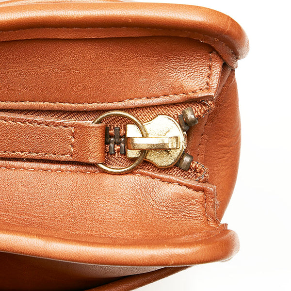 コーチ ビジネスバッグ 5090 ブラウン レザー メンズ COACH 【中古】