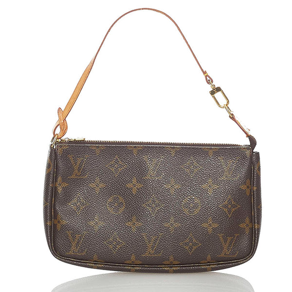ルイ ヴィトン モノグラム アクセソワール アクセサリーポーチ M51980 ブラウン PVC レザー レディース LOUIS VUITTON 【中古】