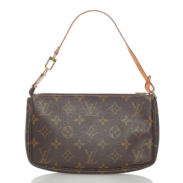 ルイ ヴィトン モノグラム アクセソワール アクセサリーポーチ M51980 ブラウン PVC レザー レディース LOUIS VUITTON 【中古】