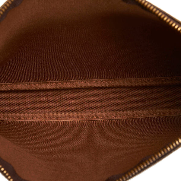 ルイ ヴィトン モノグラム アクセソワール アクセサリーポーチ M51980 ブラウン PVC レザー レディース LOUIS VUITTON 【中古】