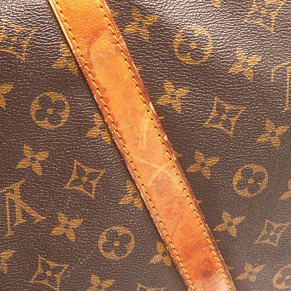 ルイ ヴィトン モノグラム キーポル60 ボストンバッグ M41422 ブラウン PVC レザー レディース LOUIS VUITTON 【中古】