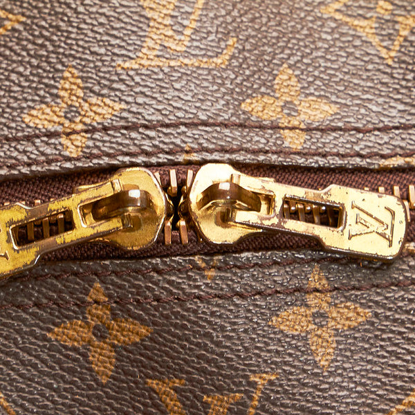 ルイ ヴィトン モノグラム キーポル60 ボストンバッグ M41422 ブラウン PVC レザー レディース LOUIS VUITTON 【中古】